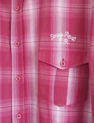 Camisa cuadros roja Smog XL