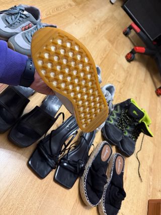 Lote 8 pares zapatos mujer