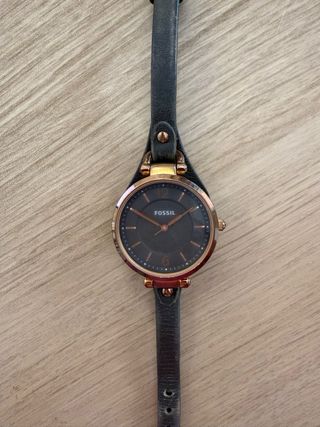 Reloj Fossil Mujer Dorado y Gris verdoso