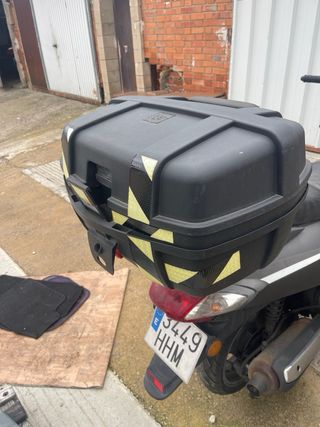 Maletín para moto negro