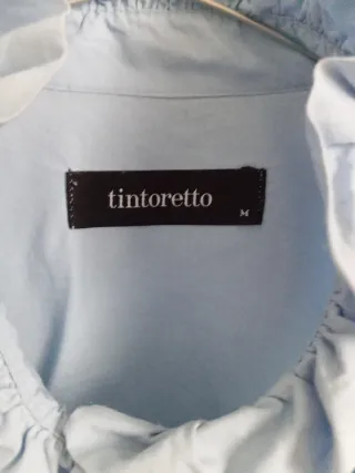 Blusa Tintoretto azul talla M