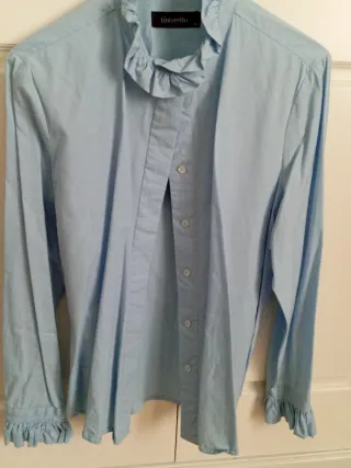 Blusa Tintoretto azul talla M