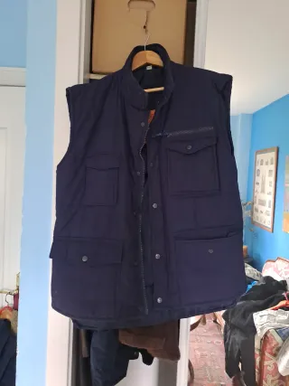 Chaleco azul marino