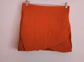 Falda Zara fiesta raso talla única