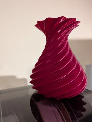 Vaso Decorativo Rosso 3D