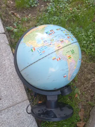 Globo terráqueo decorativo