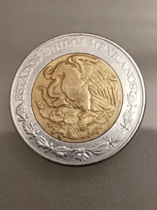 Moneda 5 Pesos México 2001