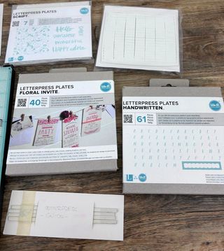 Letterpress Kit - We R Memory Keepers Super Bundle