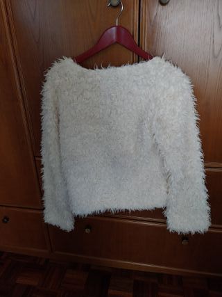 Casaco de plumas brancas, S/M, Red Queen