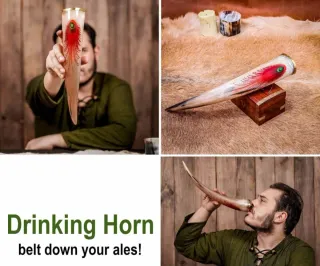 Vaso vikingo decorado