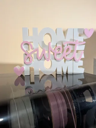 Decorazione Home Sweet Home 3D