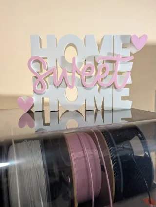 Decorazione Home Sweet Home 3D
