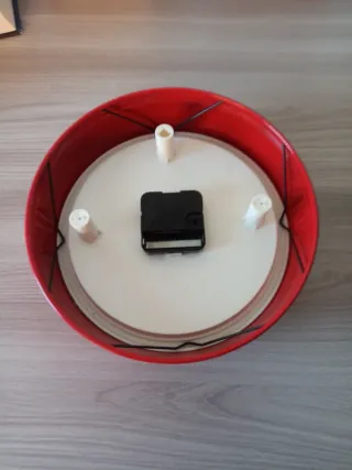 Orologio da parete Vespa rosso