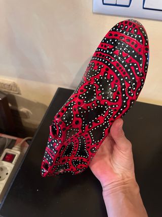 Horma de madera pintada a mano