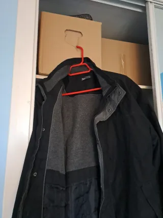 Parka / Chaquetón Negro⁷ Hombre