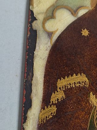 Icono Virgen de Kazán Esmalte Ruso