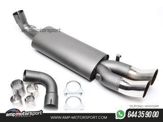 SILENCIOSO TRASERO DEPORTIVO DTM AUDI 80/90