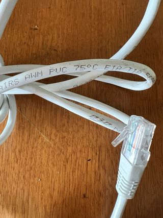 Cavo Ethernet Cat 5e Bianco