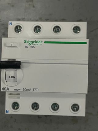 2 ud Interruptor Diferencial Schneider 40A 30mA