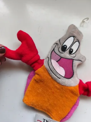Títere baño Disney Store Sebastián · Nuevo sin usa