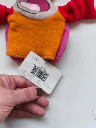 Títere baño Disney Store Sebastián · Nuevo sin usa