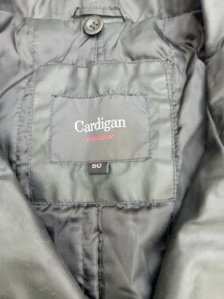 Chaqueta polipiel mujer negra