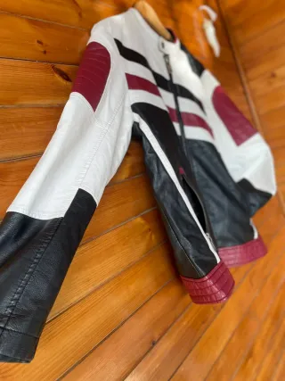 Giacca in pelle biker