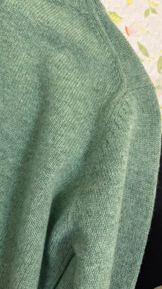 Jersey lana hombre verde