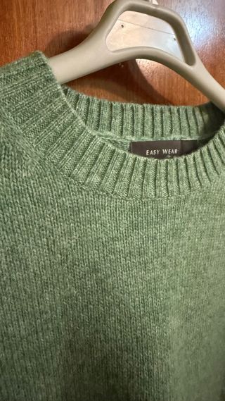 Jersey lana hombre verde