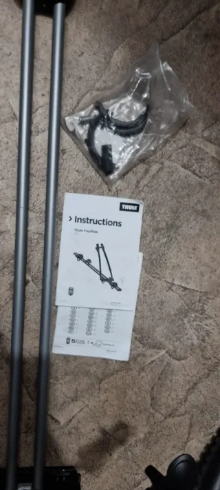 Portabicicletas para barras de coche marca cruz