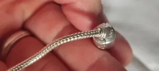 Pulsera Plata 925 con 4 Charms Florales