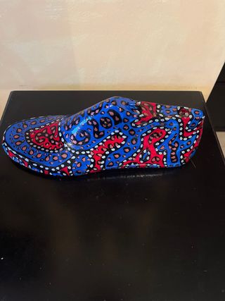 Horma de madera pintada a mano