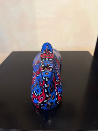 Horma de madera pintada a mano