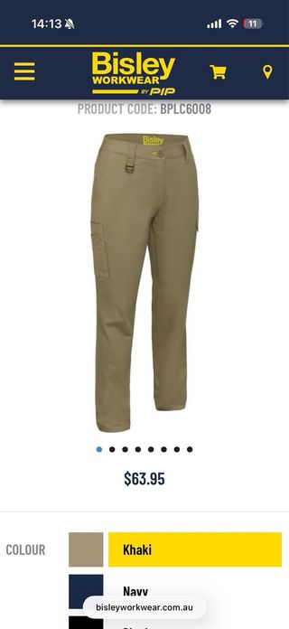 Pantalón de trabajo o montaña, talla 46