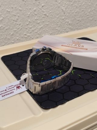 Reloj OLEVS Plata y Blanco Hombre
