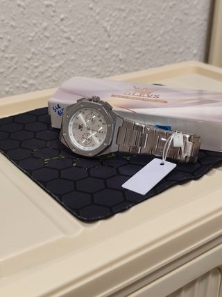 Reloj OLEVS Plata y Blanco Hombre
