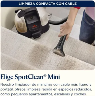 Mini Aspiradora de agua para tapicería con cable