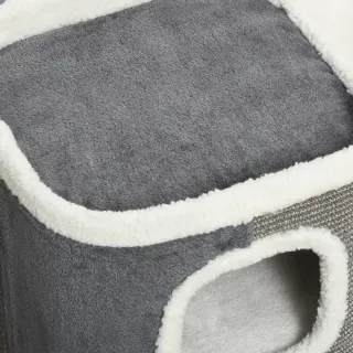 Barril Rascador Gatos 2 Niveles