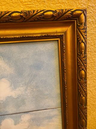 Cuadro Cerámica Barco Pintado a Mano