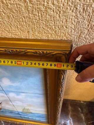 Cuadro Cerámica Barco Pintado a Mano