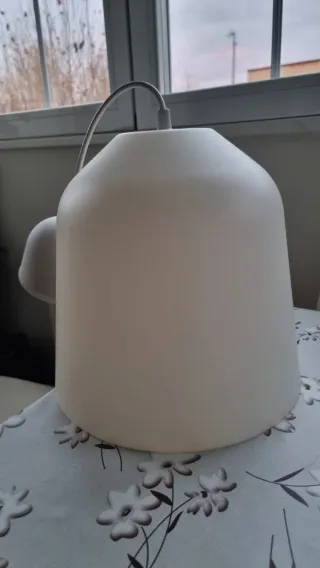 Lámpara de techo blanca 26cm polipropileno