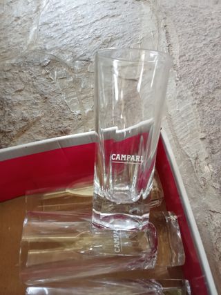 Bicchieri Campari in vetro