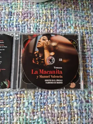 2CDs La Macanita y Manuel Valencia Flamenco