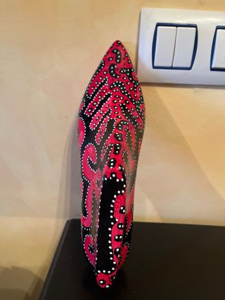 Horma de madera pintada a mano