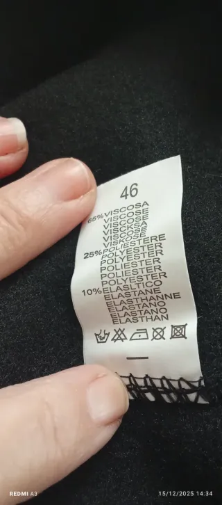 Leggins gris antracita negro T. 38