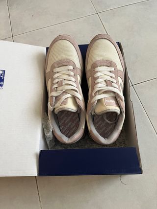 Scarpe da ginnastica Mistral beige e rosa