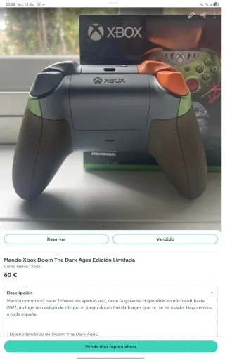 Mando Xbox Storm Breaker precintado + Mando Doom