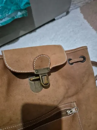 Borsa zaino in pelle