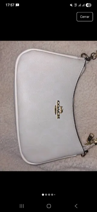 Bolso Coach Blanco