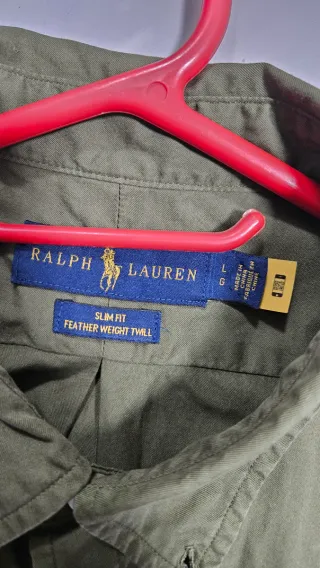 Camisa Ralph Lauren Verde Hombre